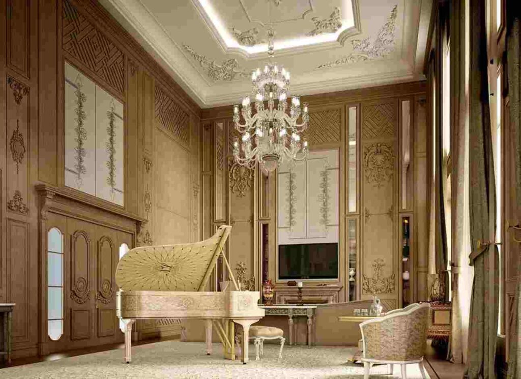 Interni case di lusso classiche