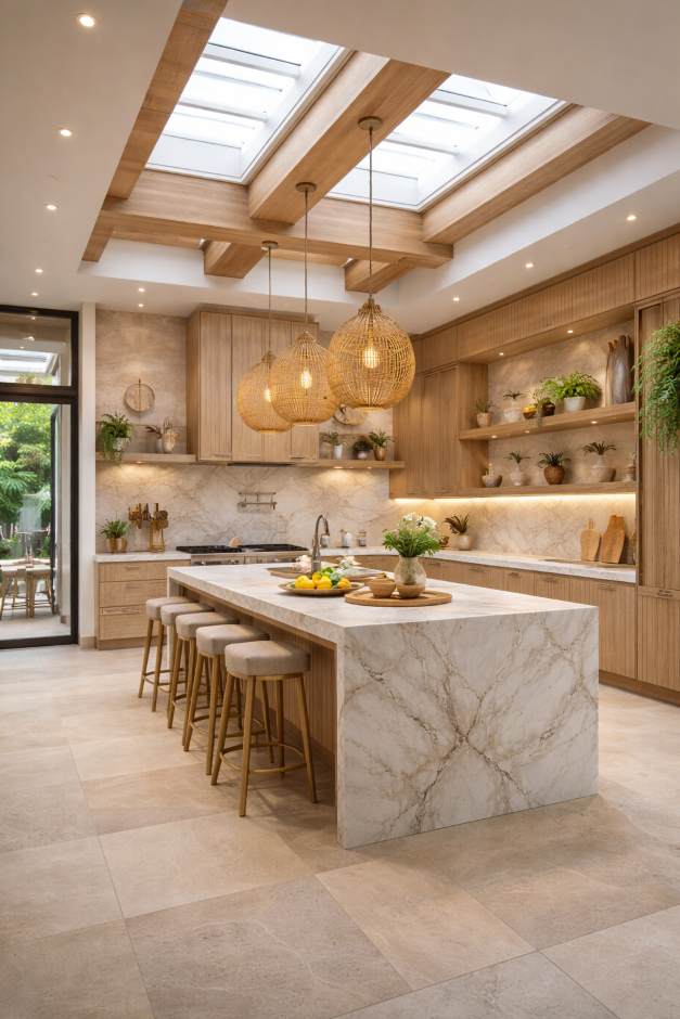 Idee cucina isola centrale